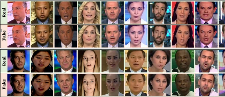 Visual for this record: The 2019 Deepfake Detection Challenge measured how hard detection was