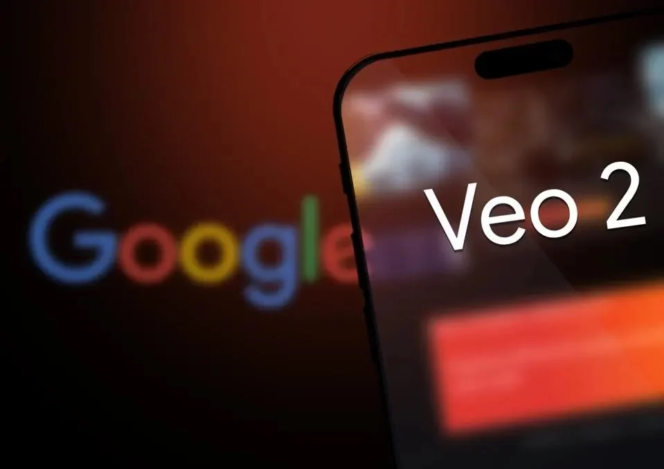 Visual published with the cited source for this record: Google's Veo 2 tied its upgrade claims to a specific benchmark