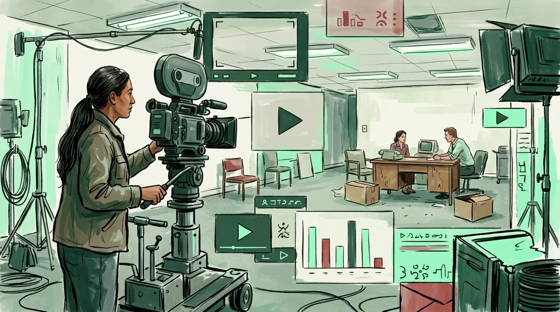 Visual for this record: An establishing shot asks the least of a generated environment