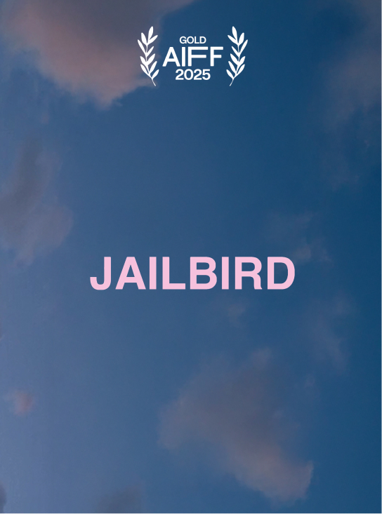 Official 2025 AI Film Festival poster artwork for JAILBIRD